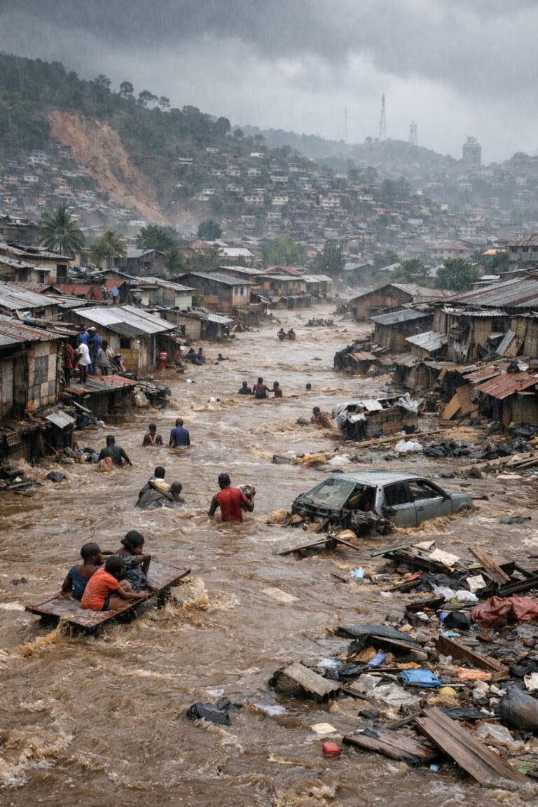 Flooding a climate disaster in Sierra Leone
