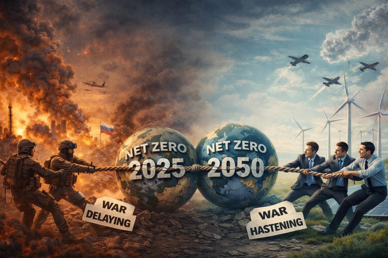 WAR VS NET ZERO: HOW GEOPOLITICAL TENSIONS ARE COMPROMISING THE 2050 CLIMATE AMBITIONS