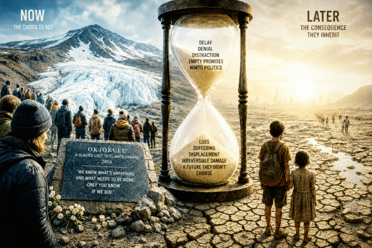 The Power of Waiting in Climate Change