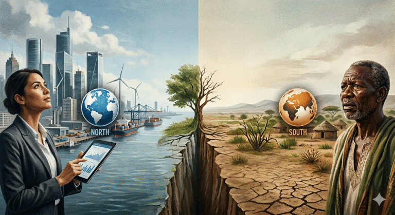 Uncovering the Black-White Dichotomy Between the Global North and South in Climate Discourse: Insights from Kenya