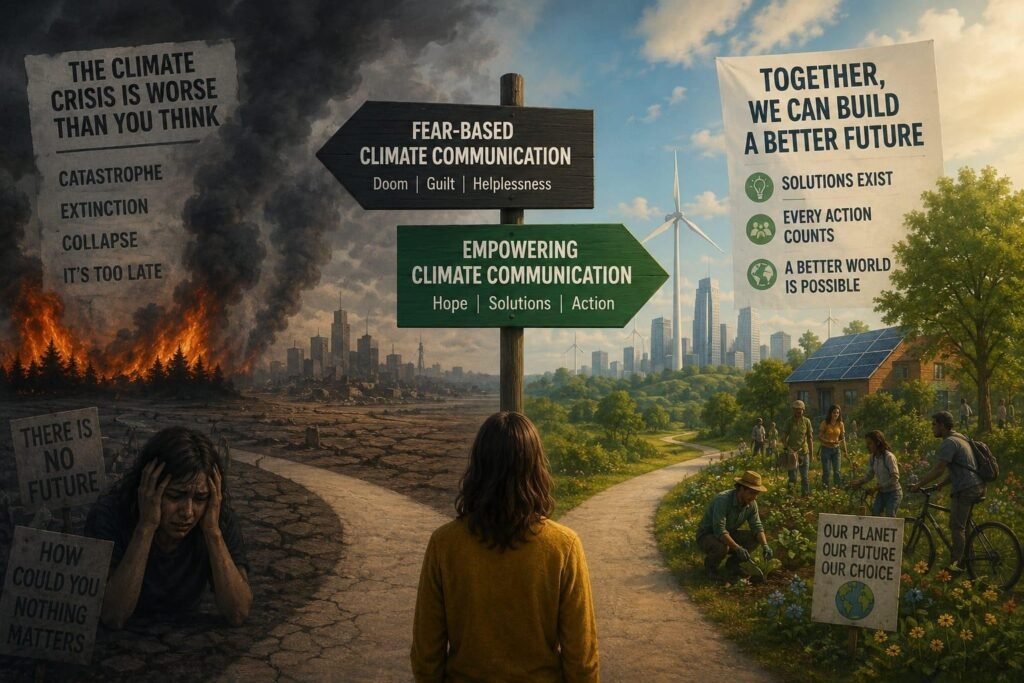 Does Fear Motivate Action? Analyzing Fear-Based Climate Communication