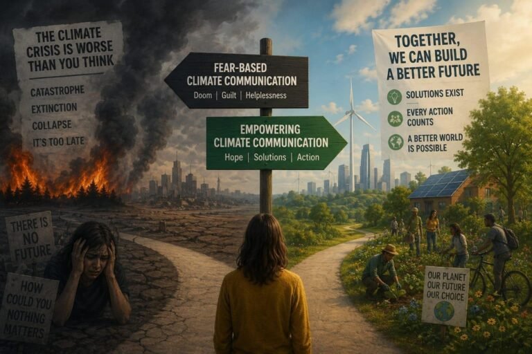 Does Fear Motivate Action? Analyzing Fear-Based Climate Communication